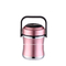 Outdoor travel 1.6L lunch box metal students thermo stainless steel 3 layers takeaway food container with handle
