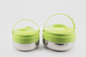 6L Kitchenware round shape leakproof food container with strong cover stainless steel bento food wammer