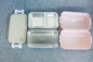 Leakproof Stainless Steel Bento Box Double Layer With Wooden Lid
