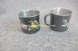 OEM Flower Pattern Stainless Steel Tea Kettle Set With Two Mugs