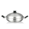 Anti Scald Handle MultiPly Stainless Steel Cooking Pot With Oil Strainer
