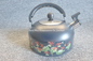 0.11cbm Stainless Steel Tea Kettle With Black Color Painting