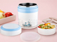 Super market hot sales vaccum jar container thermos food pot baby food flask 1.5L customized plastic thermos soup bottle