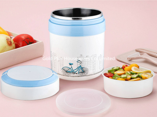 Super market hot sales vaccum jar container thermos food pot baby food flask 1.5L customized plastic thermos soup bottle