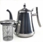 0.16cbm Stainless Steel Coffee Pot Food Grade Gooseneck Silver Tea Pot With Filter